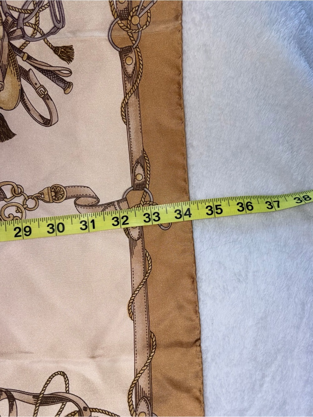 Vintage Accento Italian Equestrian Silk Scarf - Picture 7 of 7
